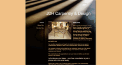 Desktop Screenshot of jdhcarpentryanddesign.co.uk